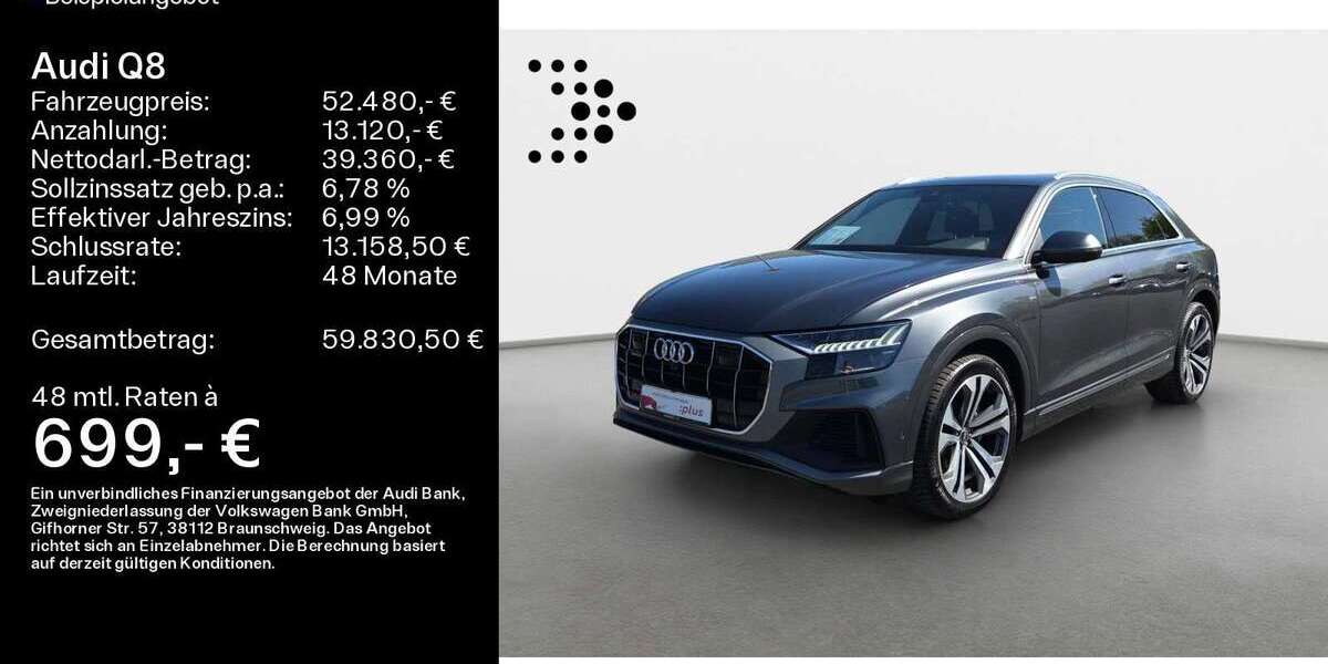 Audi Q8 70.818 km 52.480 &euro; Bad Nauheim 61231