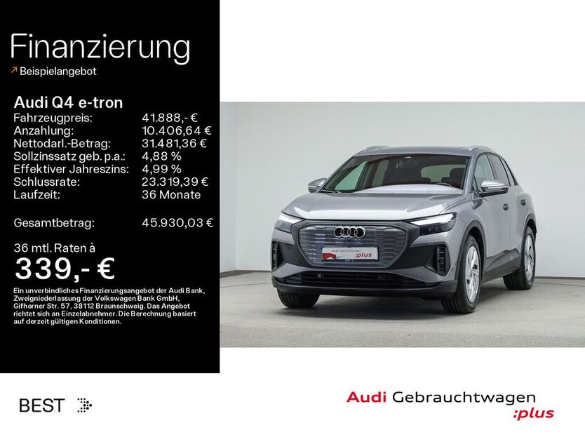 Audi Q4 e-tron 23.100 km 41.888 € Mühlheim 63165