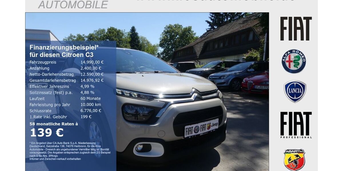 Citroen C3 15.697 km 14.990 &euro; Dreieich 63303
