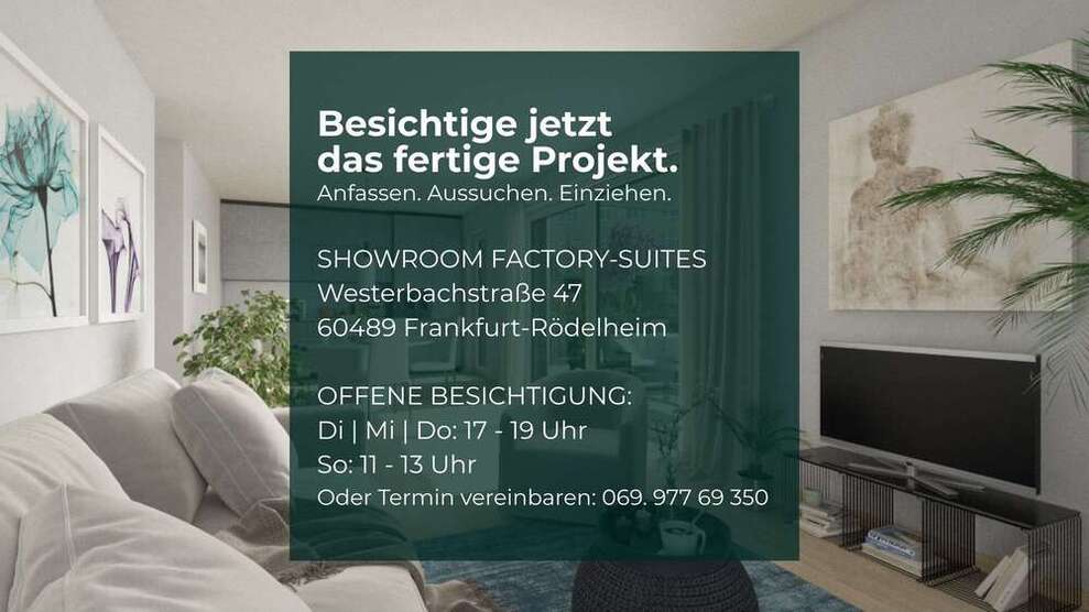 Wohnung zum Kaufen in Frankfurt 405.000 € 62.92 m²