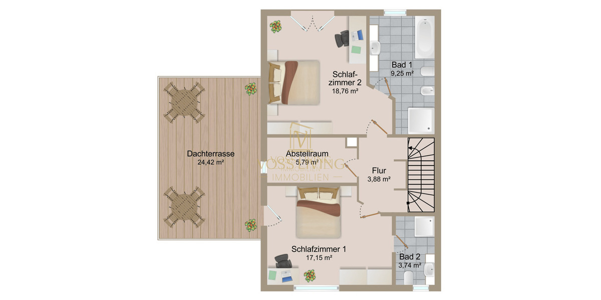 Reihenendhaus Bad Vilbel Dortelweil - 5 Zimmer, 200 m&sup2;, 1.144.000&euro; | Angebot:26306222