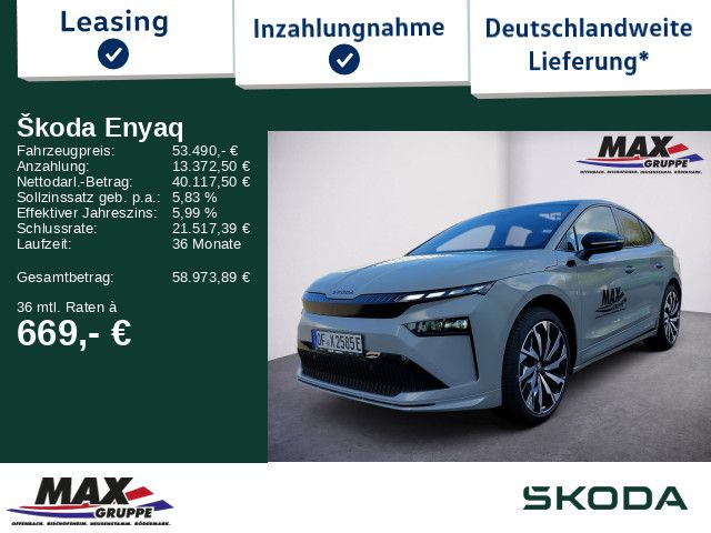 Skoda Enyaq 7.660 km 53.490 € Rödermark 63322