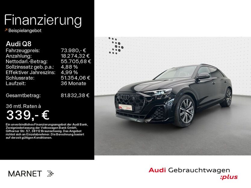 Audi Q8 29.988 km 73.980 € Bad Nauheim 61231