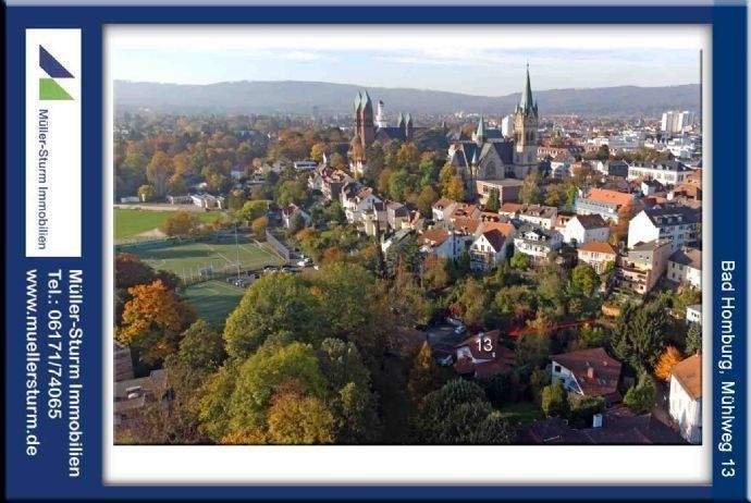 BAD HOMBURG v.d.H. Freistehendes, repräsentatives Wohnhaus in herrlicher City-Lage