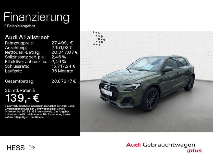 Audi A1 8.300 km 27.499 € Büdingen-Düdelsheim 63654