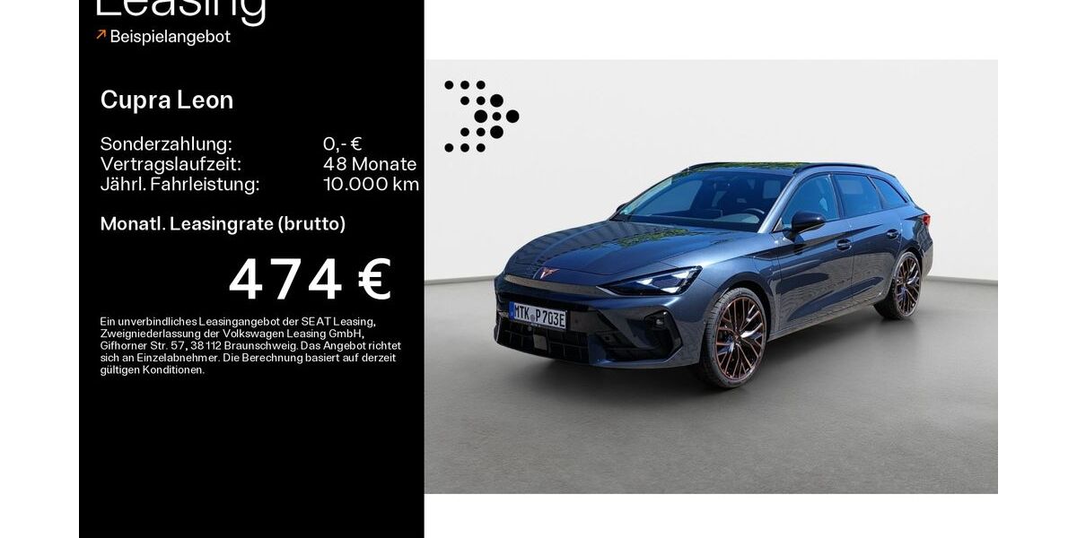 Cupra Leon 3.500 km 43.500 &euro; Hofheim-Diedenbergen 65719