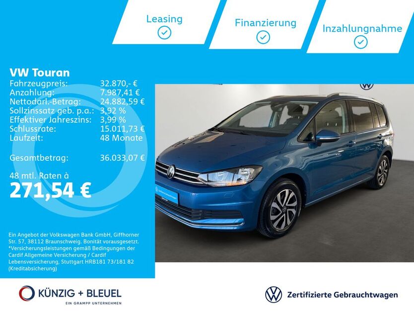 VW Touran 33.436 km 32.870 € Aschaffenburg 63741