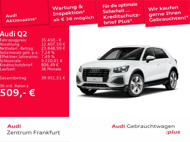 Audi Q2 4.224 km 35.450 &euro; Frankfurt am Main 60314