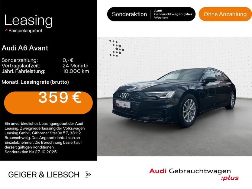 Audi A6 30.200 km 50.599 € Linsengericht 63589