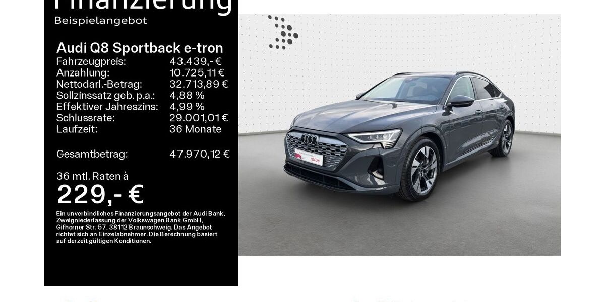 Audi Q8 e-tron 29.990 km 43.439 &euro; Hanau 63452