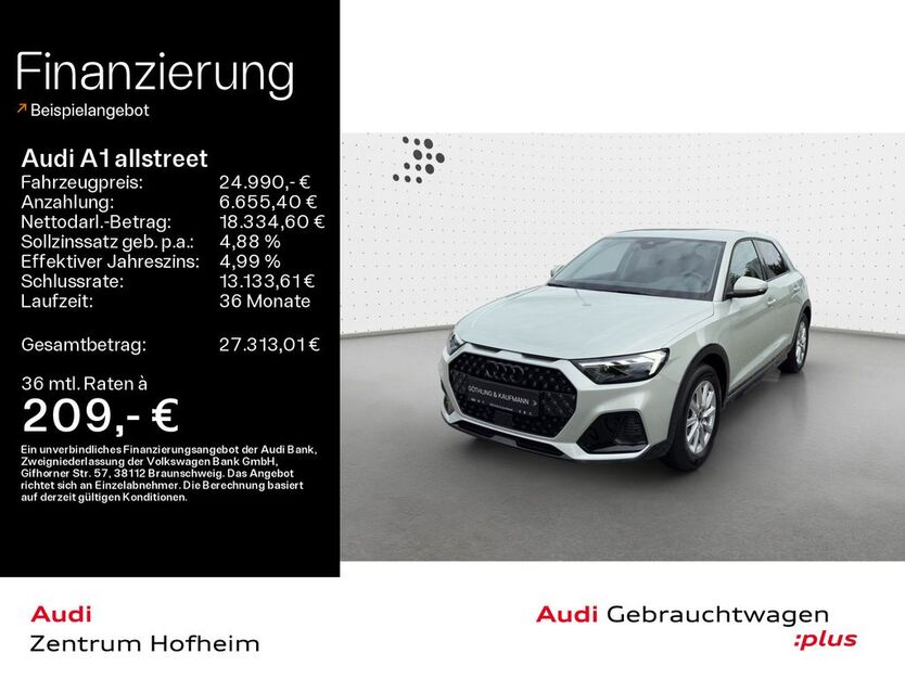 Audi A1 14.595 km 24.990 € Hofheim 65719