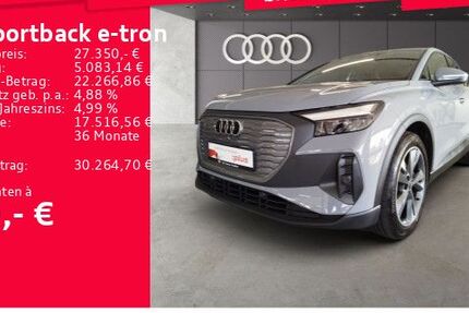 Audi Q4 e-tron 13.828 km 27.350 € Frankfurt am Main 60314