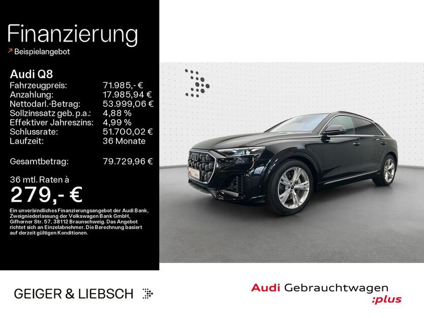 Audi Q8 21.447 km 71.985 € Linsengericht 63589