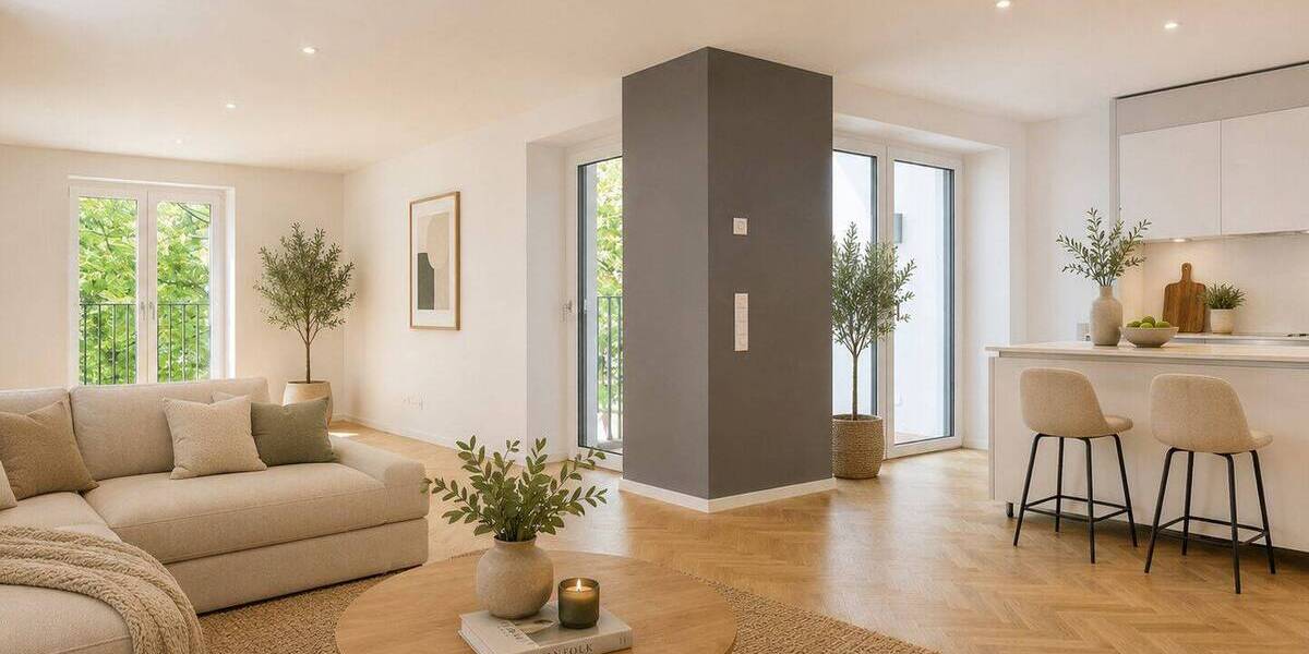 Etagenwohnung Frankfurt am Main Westend-Süd - 3 Zimmer, 102 m&sup2;, 1.230.000&euro; | Angebot:26730363