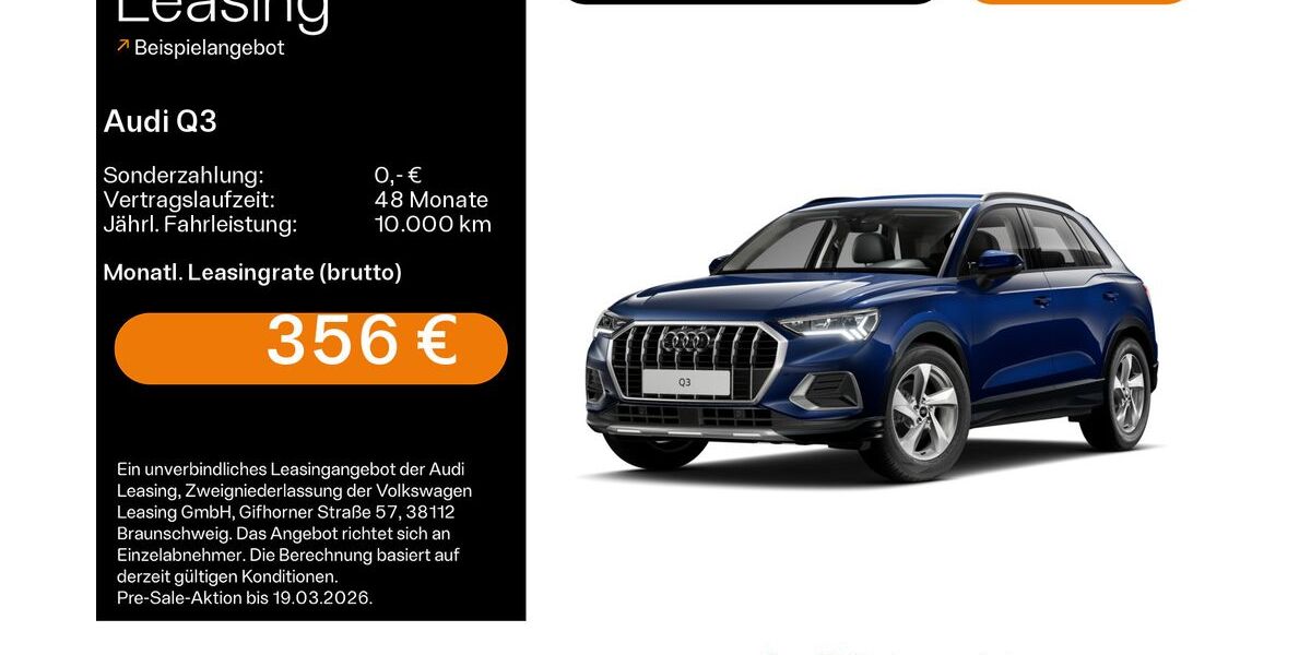 Audi Q3 22.700 km 38.999 &euro; Mühlheim 63165
