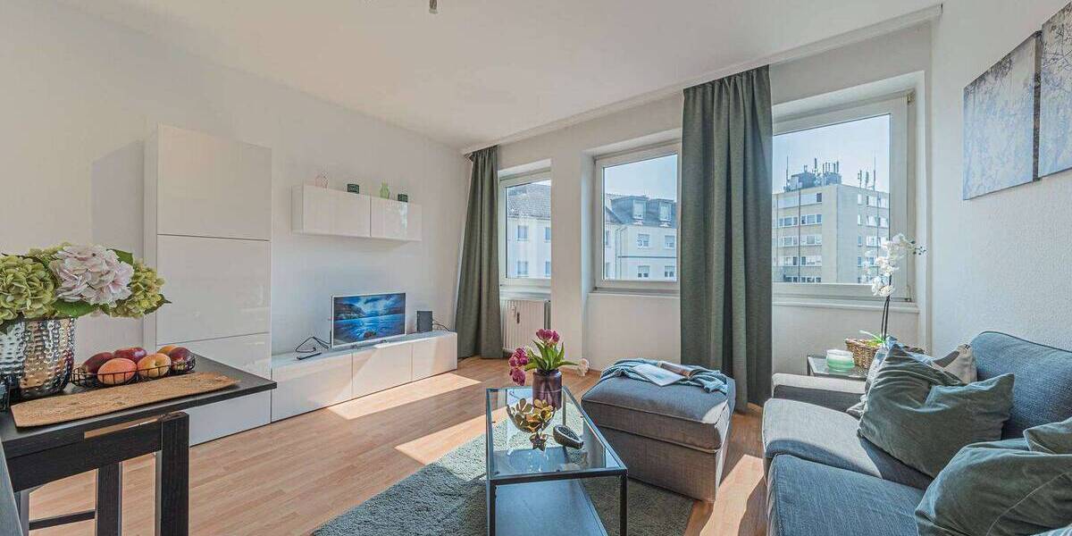 Etagenwohnung Frankfurt am Main Nordend-Ost - 2 Zimmer, 46 m&sup2;, 1.580&euro; | Angebot:26376063