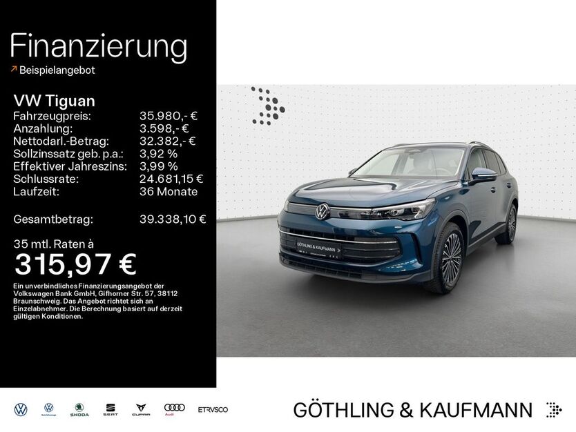 VW Tiguan 12.521 km 35.980 € Kelkheim 65779