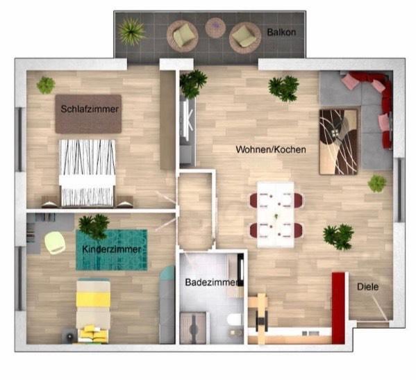Dachgeschoßwohnung Rodgau - 3 Zimmer, 86 m&sup2;, 445.000&euro; | Angebot:25046773