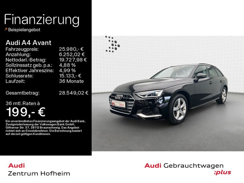 Audi A4 47.766 km 25.980 € Hofheim 65719