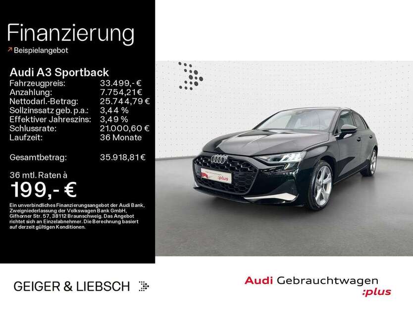 Audi A3 17.923 km 33.499 € Linsengericht 63589