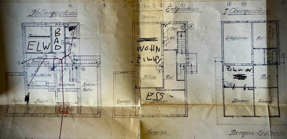 Bergen-Enkheim: Haus mit 7 Zimmer zum Sanieren! Panoramablick! 7 zimmer