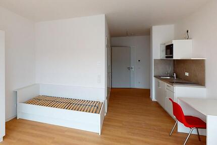 Jetzt Umzugsbonus sichern! Möbliertes 1-Zimmer-Apartment mit Einbauküche und Loggia