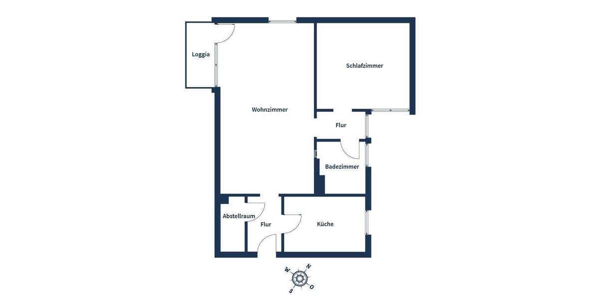 Etagenwohnung Offenbach am Main - 2 Zimmer, 68 m&sup2;, 179.000&euro; | Angebot:26806303