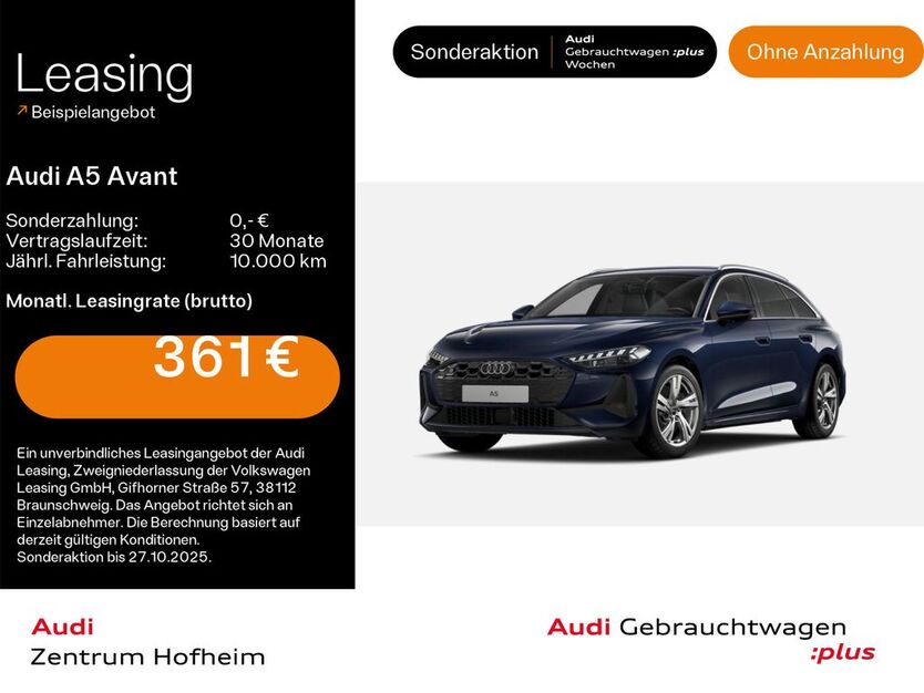 Audi A5 16.565 km 49.990 € Hofheim 65719