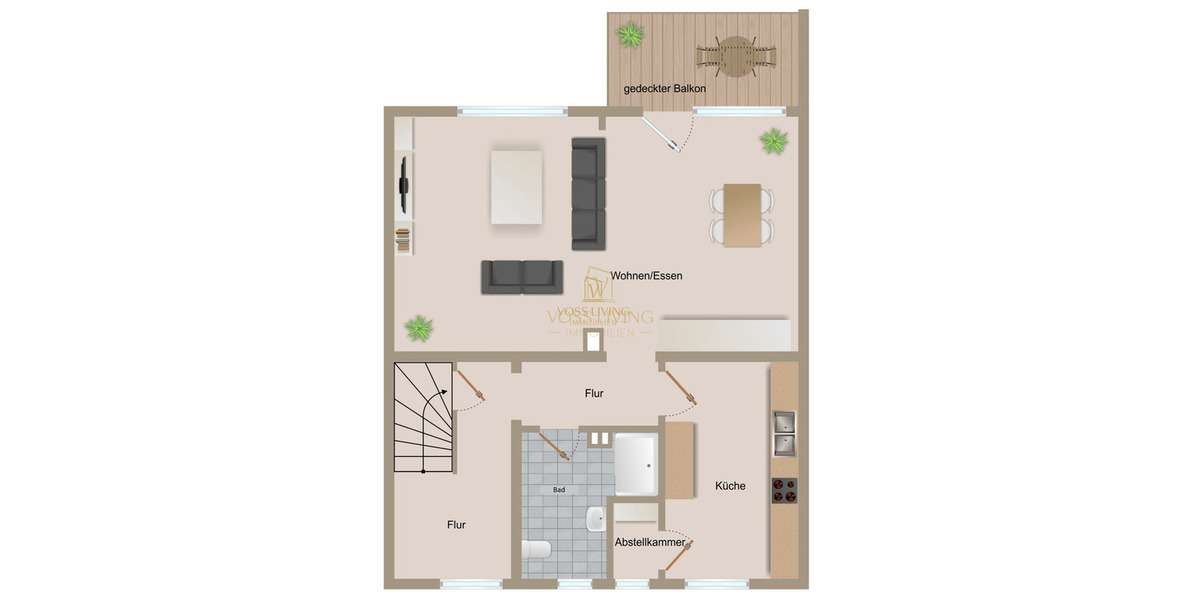 Reihenmittelhaus Bad Vilbel - 6 Zimmer, 150 m&sup2;, 649.000&euro; | Angebot:26170627