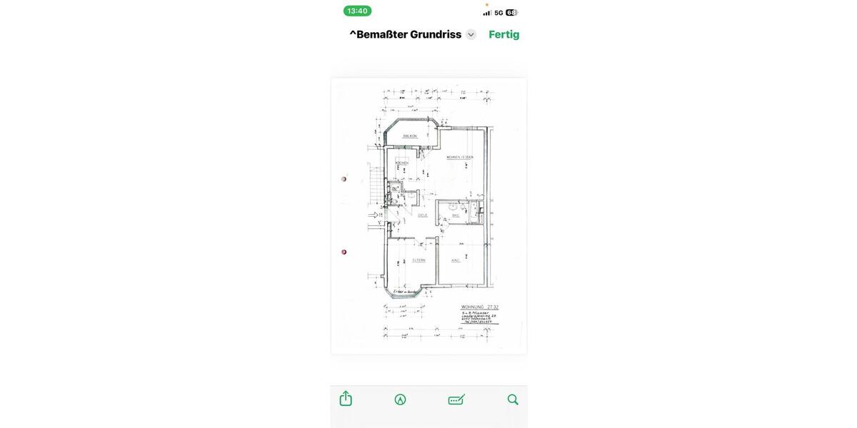 Etagenwohnung Offenbach am Main Bieberer Berg - 3 Zimmer, 84 m&sup2;, 310.000&euro; | Angebot:26766456