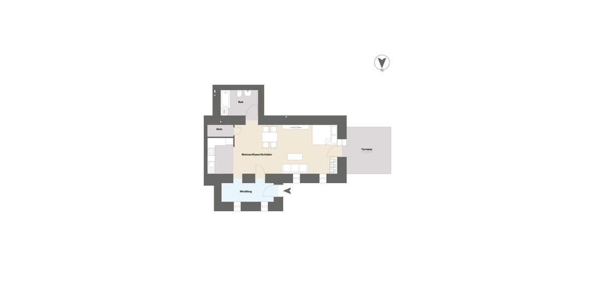 Etagenwohnung Darmstadt Bessungen - 1 Zimmer, 75 m&sup2;, 439.000&euro; | Angebot:25772866