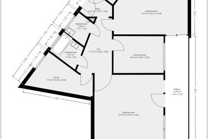 Wohnung Mörfelden-Walldorf Walldorf - 3 Zimmer, 84 m&sup2;, 285.000&euro; | Angebot:26227661