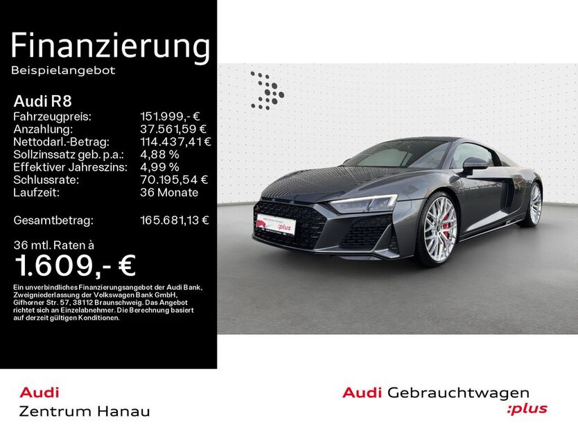 Audi R8 43.350 km 151.999 € Hanau 63452
