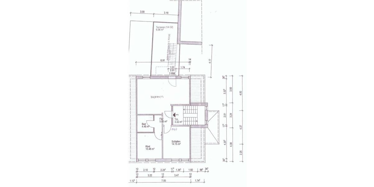 Etagenwohnung Gründau - 3 Zimmer, 76 m&sup2;, 800&euro; | Angebot:24782716