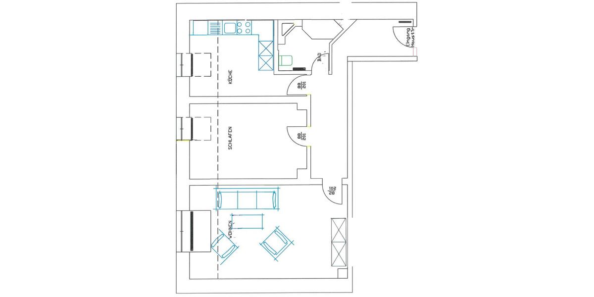 Dachgeschoßwohnung Frankfurt am Main Gutleutviertel - 2 Zimmer, 71 m&sup2;, 930&euro; | Angebot:26232495