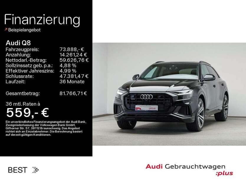Audi Q8 28.300 km 73.888 € Mühlheim a. Main 63165