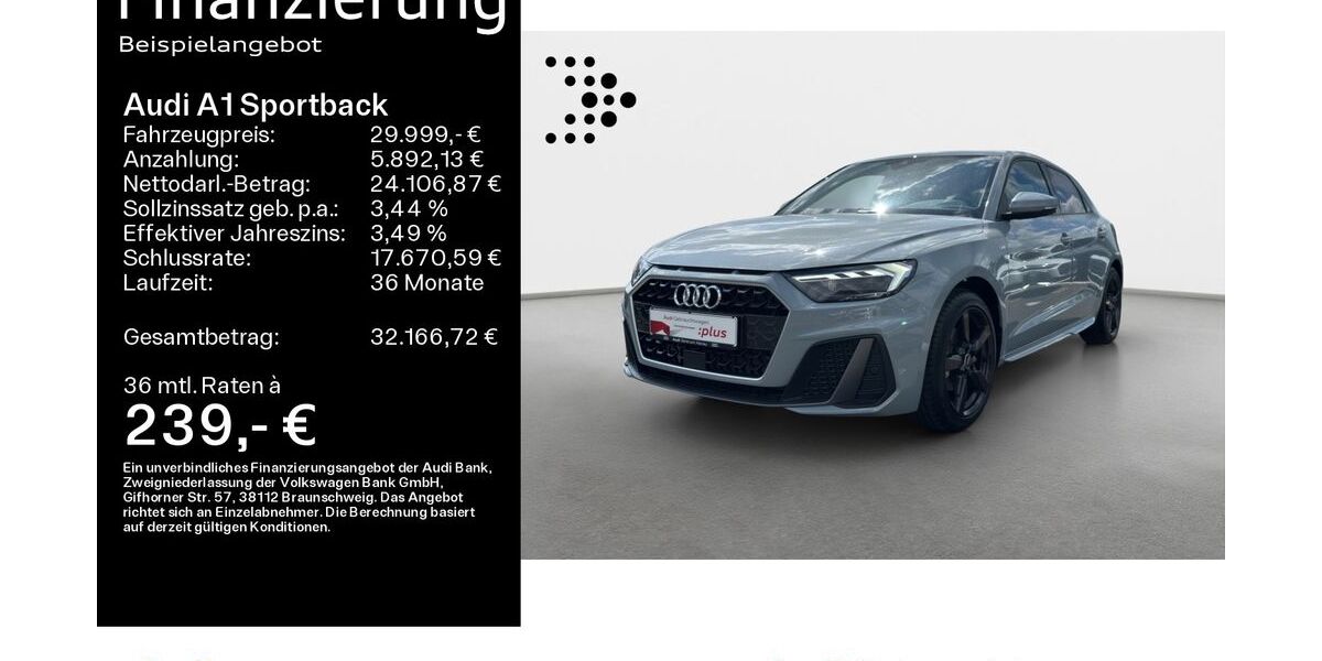 Audi A1 7.400 km 29.999 &euro; Hanau 63452