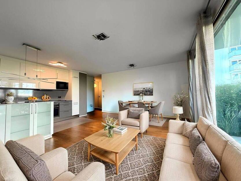Charmante 3-Zimmer-Wohnung mit Terrasse und kleinem Gartenanteil
