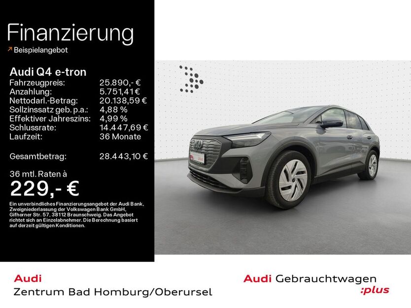Audi Q4 e-tron 51.905 km 25.890 € Oberursel 61440