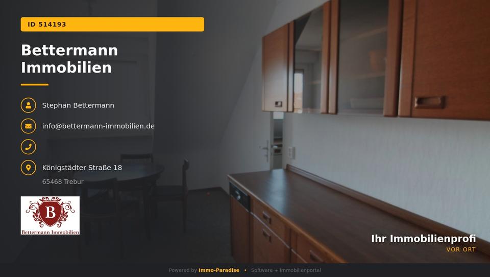 Dachgeschoßwohnung Frankfurt am Main West - 3.5 Zimmer, 92 m&sup2;, 1.100&euro; | Angebot:26196702