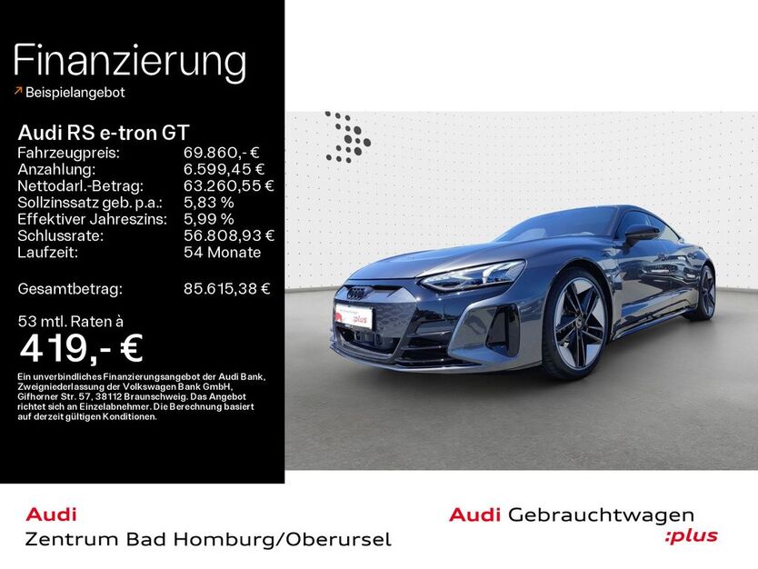 Audi RS e-tron GT 12.419 km 69.860 € Oberursel 61440