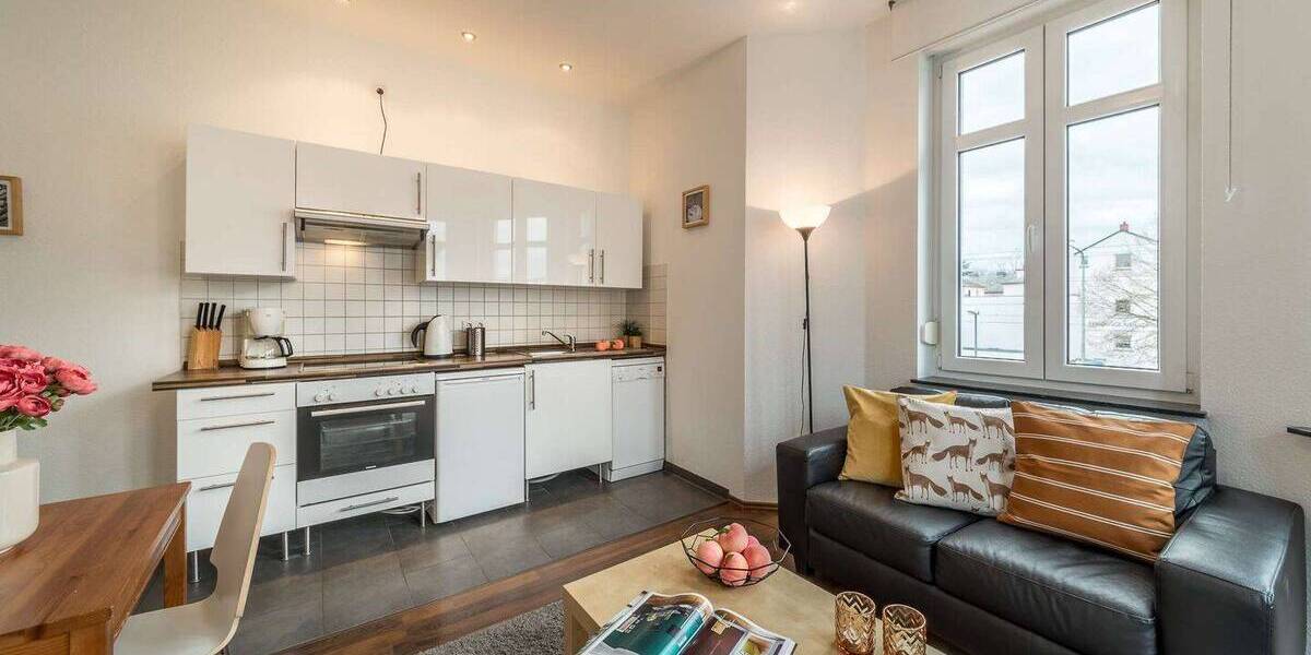 Etagenwohnung Frankfurt am Main Eschersheim - 2 Zimmer, 30 m&sup2;, 1.110&euro; | Angebot:26803963