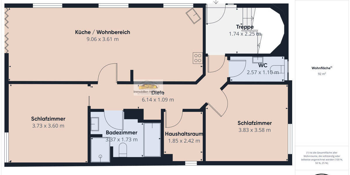 Etagenwohnung Alzenau - 4 Zimmer, 92 m&sup2;, 378.000&euro; | Angebot:26161618