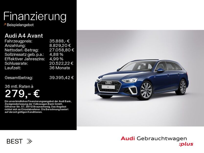 Audi A4 54.000 km 35.888 € Mühlheim 63165