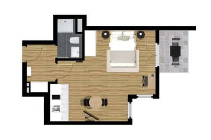 Zimmer Frankfurt am Main Bockenheim - 1 Zimmer, 1.450&euro; | Angebot:26301500