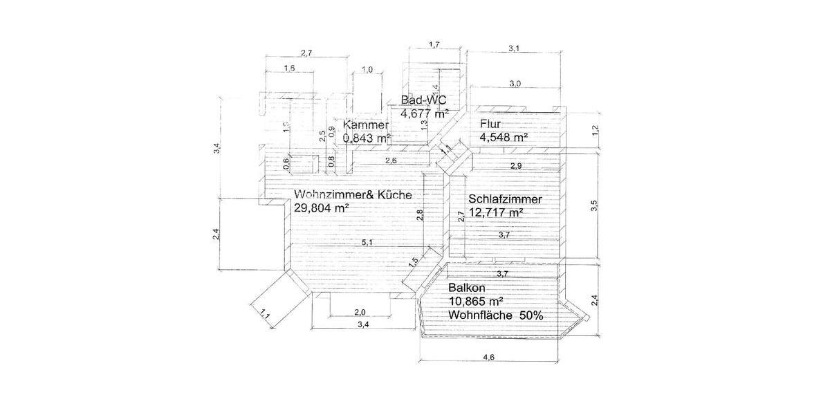 2-Zimmer-Wohnung in ruhiger Lage von Kelkheim 2 zimmer