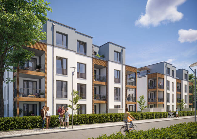 Etagenwohnung Niederdorfelden - 2 Zimmer, 57 m&sup2;, 332.900&euro; | Angebot:25704359