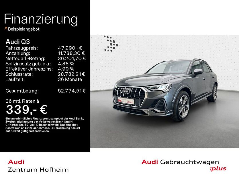 Audi Q3 8.842 km 47.990 € Hofheim 65719