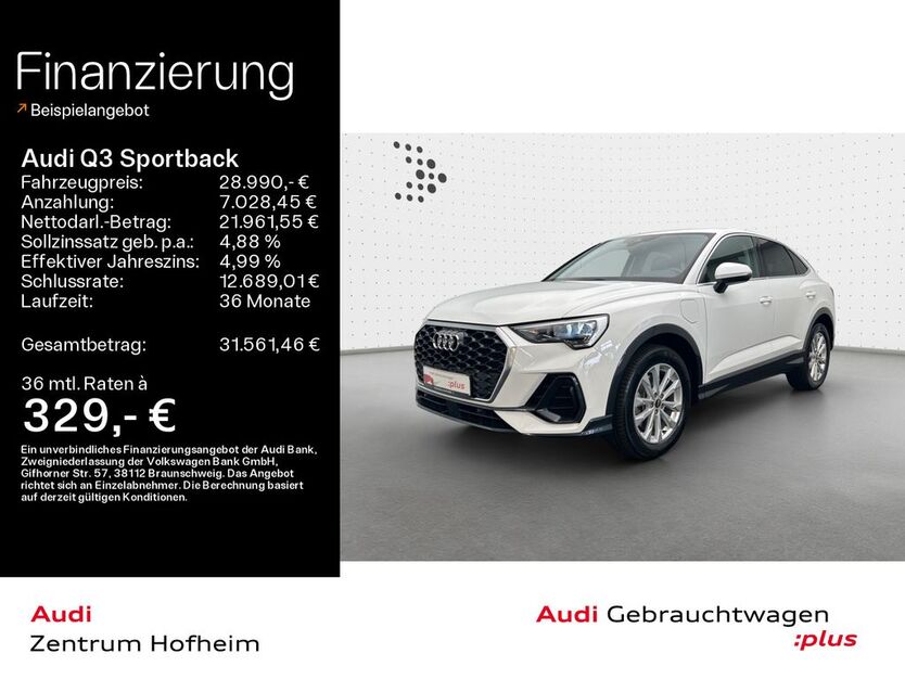 Audi Q3 81.594 km 28.990 € Hofheim 65719