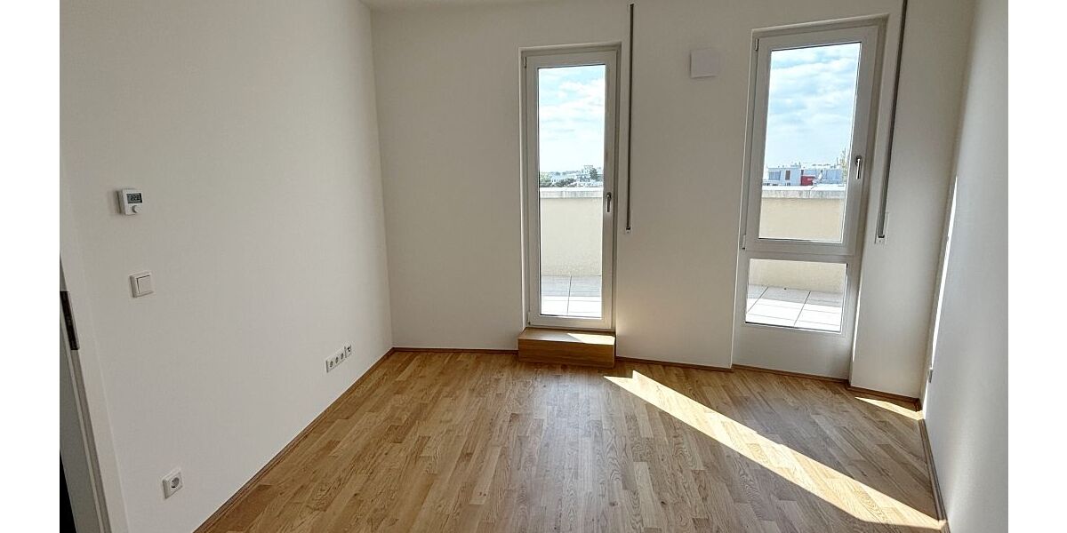 Helligkeit & Eichenholz: Barrierefreie 3-Zimmer-Wohnung mit West-Dachterrasse & Fernblick. - 3- Darmstadt Darmstadt/Vororte | Angebot:26221652